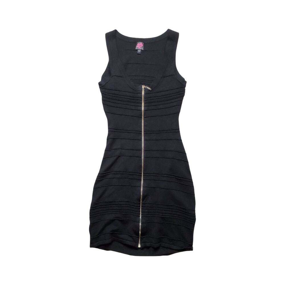 2B‎ Bebe Black Bodycon Cutout Y2K Dress Size: L